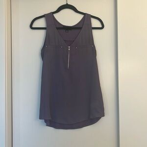 Purple, Banana Republic sleeveless top in a size small